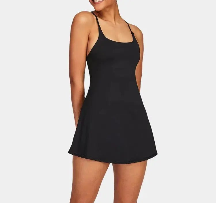 🔥Flash Sale⚡ Softlyzero Plush Backless Active Dress-Easy Peezy